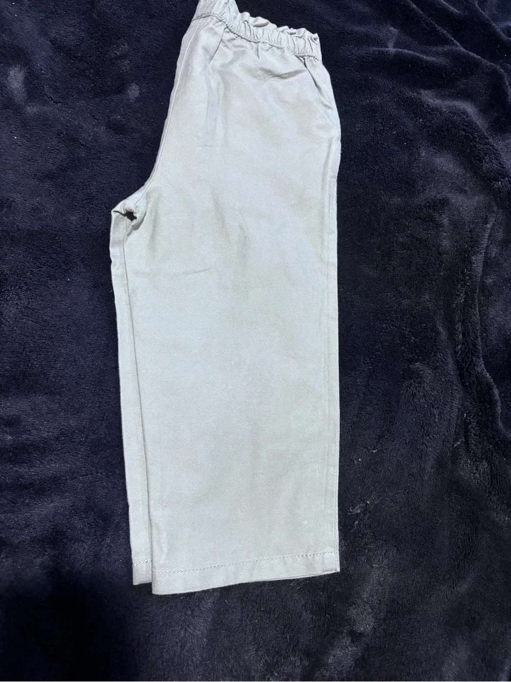 OshKosh B'gosh Sage Green Elastic-Waist Pants with Floral Accent